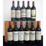 1 bt Ch. Lilian Ladouys 1990 St Estèphe, Cru Bourgeois Superieur i.n, bs 1 bt Ch. Lafon Rochet