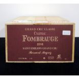 v 12 bts Ch. Fombrauge 2016 owc St-Émilion Grand Cru Classé