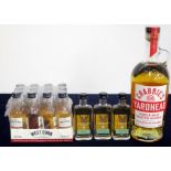 12 5-cl bts West Cork blended Irish Whiskey miniature 3 5-cl bts American Eagle 4 YO Bourbon Whiskey