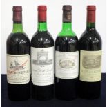 1 bt Ch. Beychevelle 1976 St-Julien us 1 bt Ch. Léoville Las Cases 1976 St Julien ts 1 bt Ch.