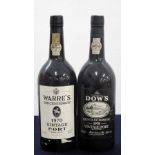 1 bt Warre's Tercentenary 1970 Vintage Port 1 bt Dow's Quinta do Bomfim 1978 Vintage Port Above