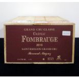 v 12 bts Ch. Fombrauge 2016 owc St-Émilion Grand Cru Classé