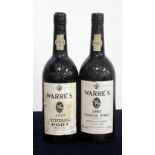 1 bt Warre's 1975 Vintage Port just into neck 1 bt Warre's 1983 Vintage Port i.n, sl cdl Above two