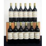 12 bts Ch. Caronne St Gemme 1996 oc Haut-Médoc, Cru Grand Bourgeois Exceptionnel 3 hf, 8 hf/i.n, 1