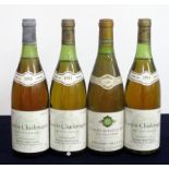 3 bts Corton-Charlemagne 1983 Dom Michel Voarick 2 us, 1 ms, 1 foil damage 1 bt Puligny-Montrachet