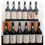 12 bts Grahams 1983 Vintage Port owc (pt lid) 2 i.n, 6 base of neck, 3 vts, 1 ts 2 cdl