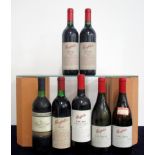 1 bt Penfolds The Magill Estate 1983 ts bs 1 bt Penfolds Grange Bin 95 1988 i.n, vsl bs, sl nicks to