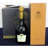 6 bts Taittinger Comtes de Champagne Blanc de Blancs 2002 oc part wooden ind presentation cases OT