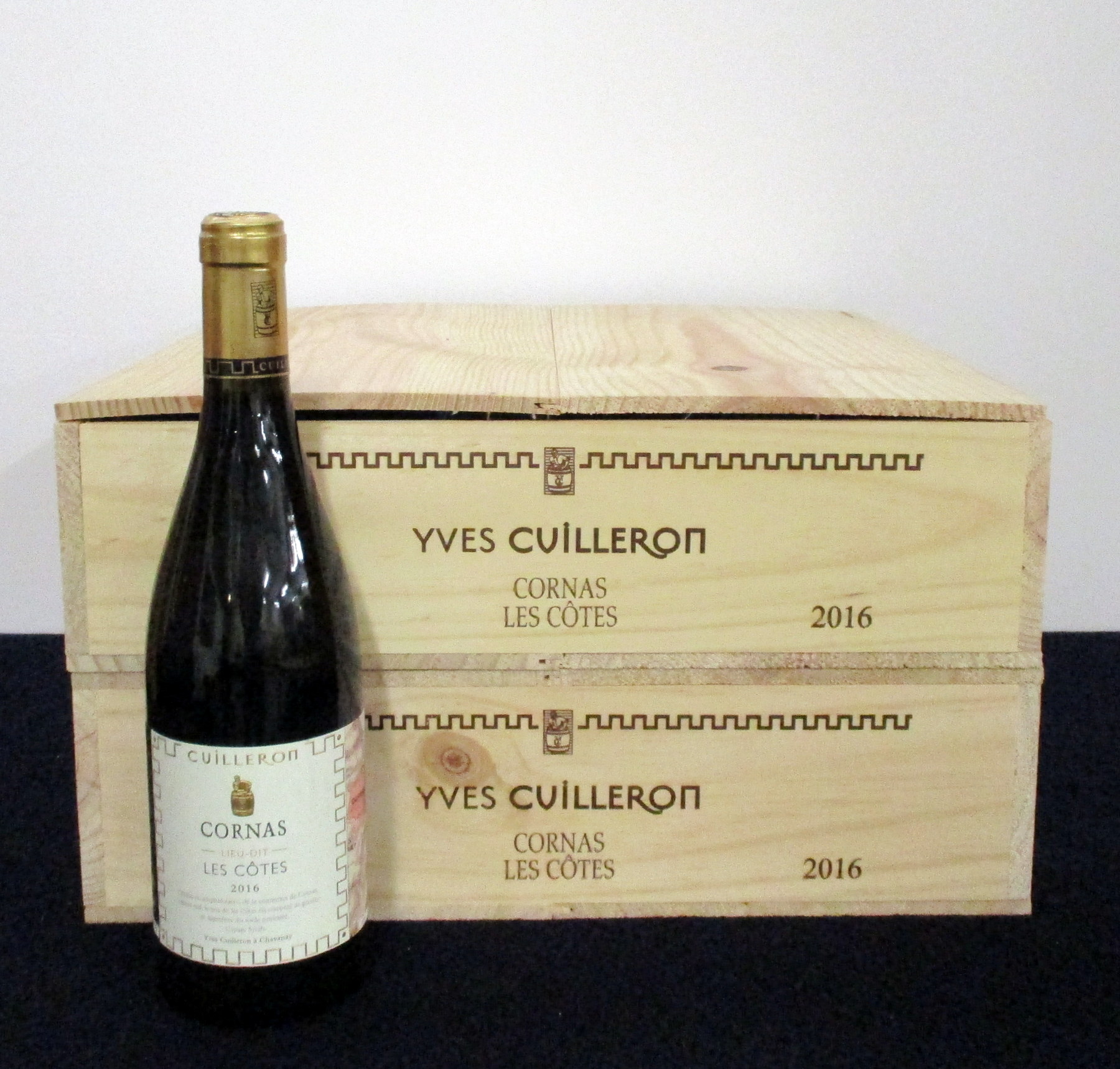 12 bts Cornas Les Côtes, Lieu Dit 2016 owc (2 x 6) owc Yves Cuilleron