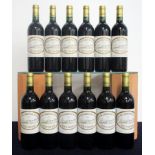 12 bts Ch. Caronne St Gemme 2001 oc Haut-Médoc, Cru Grand Bourgeois Exceptionnel 1 hf/i.n, 11 i.n