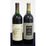 1 bt Shafer Cabernet Sauvignon 1979 Napa Valley vts, sl stl 1 bt Shafer Cabernet Sauvignon 1992 Napa