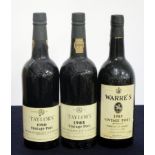 1 bt Taylors 1980 Vintage Port 1 bt Taylors 1985 Vintage Port 1 bt Warre's 1983 Vintage Port i.n