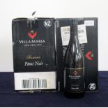 v 12 bts Villa Maria Pinot Noir Reserve 2017 oc (2 x 6) Marlborough