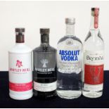 1 70-cl bt Whitely Neill Rhubarb Vodka 43% 1 70-cl bt Whitely Neill Rye Vodka 43% 1 litre bt Absolut