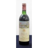 1 bt Ch. Mouton Rothschild 1981 Pauillac, 1er Cru Classé Arman Label, us, vsl bs/vsl stl, sl foil