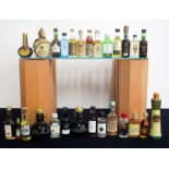 27 Assorted miniatures including Whisky, Gin & Port