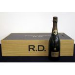 6 bts Bollinger R.D. 2002 owc Polished wooden presentation case with original cardboard outer OT