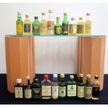 A selection of 20 miniature Scotch Whiskies incl:- Tobermory and Ballantines