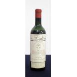 1 bt Ch. Mouton Rothschild 1955 Pauillac, 1er Cru Classé Georges Braque Label, Barton & Guestier