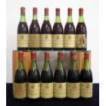 12 bts Fleurie, Les Laverts 1970 Rt. Hon. Ernest Marples 1 us, 1 ms, 4 lms, 6 ls, aged/bs/sl cdl, sl