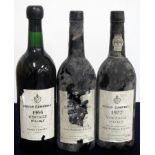 1 bt Gould Campbell 1966 Vintage Port shipped by Clode & Baker Ltd i.n 2 bts Gould Campbell 1977