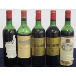 1 bt Ch. Grand-Puy-Lacoste 1961 Pauillac, 5me Cru Classé ls/lms, pt dis, vsl foil damage 1 bt Ch.