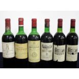 1 bt Ch. Latour 1970 Pauillac, 1er Cru Classé ms, vsl foil damage, vsl glue banded 1 bt Ch. Lynch-