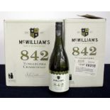 v 12 bts McWilliam's 842 Tumbarumba Chardonnay 2013 oc (2 x 6)