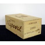 6 bts Niepoort 2000 Vintage Port owc