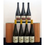 4 bts Albert Mann Muscat 2001 sl bs,1 sl foil damage 3 bts Albert Mann Grand P Pinot Noir 2004 vsl