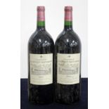 2 magnums Ch. La Mission Haut-Brion 2001 Pessac (Graves), Cru Classé i.n, sl bs