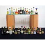 A Selection of 30 miniatures including:- Brandy, Gin, Port & Madeira