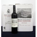 v 12 bts Mount Pleasant High Paddock Shiraz 2010 oc (2 x 6) Hunter Valley