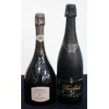 1 bt Duval-Leroy Femme de Champagne 2000 1 bt Freixenet Cordon Negro Cava NV sl nicks to sl torn