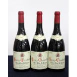 3 bts Gevrey Chambertin 1er Cru Clos St Jacques V.V. 2003 Dom Fourrier 1 hf, 2 hf/i.n, 1 vsl dstl,