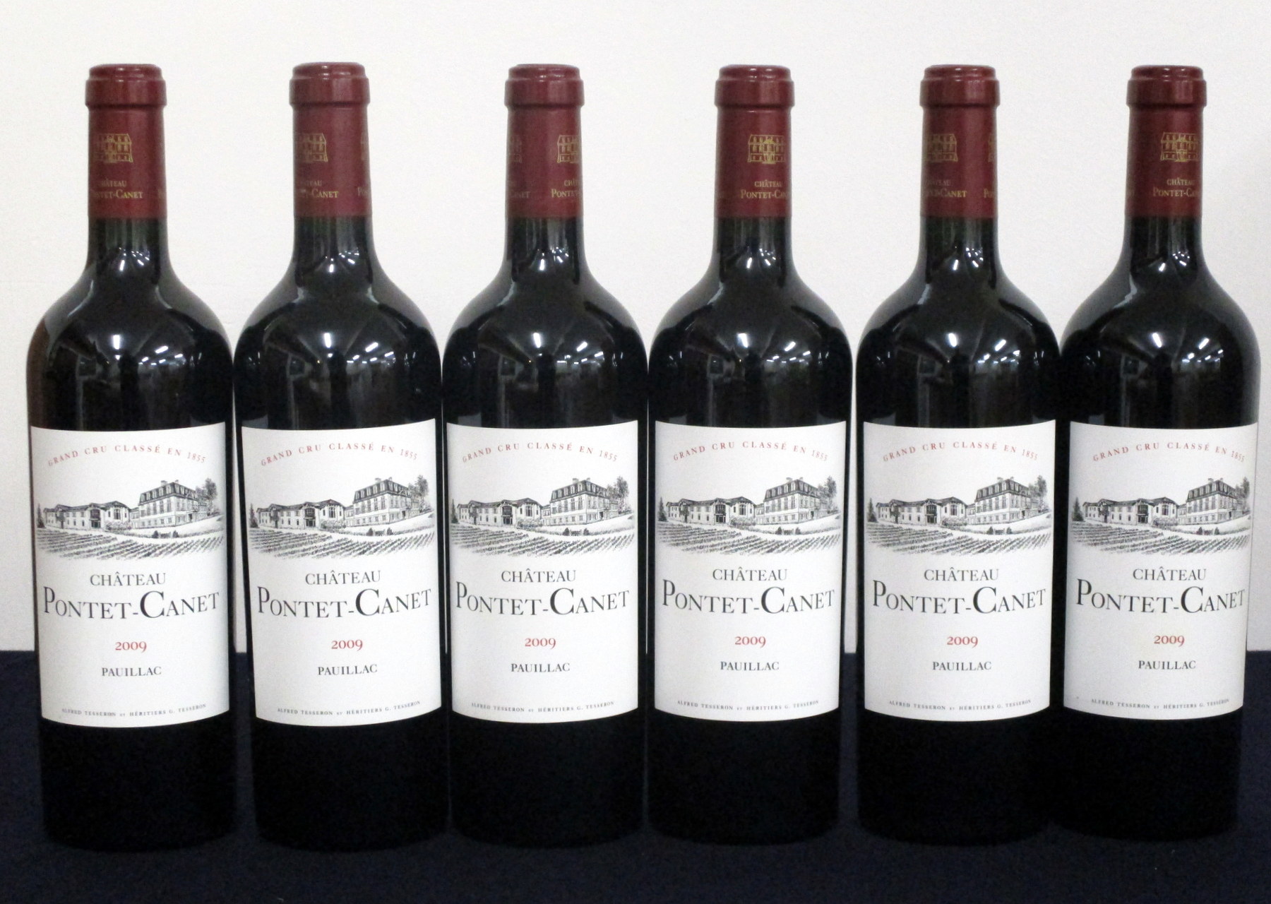 6 bts Ch. Pontet-Canet 2009 owc Pauillac, 5me Cru Classé OT