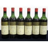 6 bts Ch. Boyd-Cantenac 1961 Cantenac (Margaux) 3me Cru Classé, 3 lms, 2 ls/lms, 1 bls, bs, sl