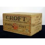 12 bts Croft 1985 Vintage Port owc