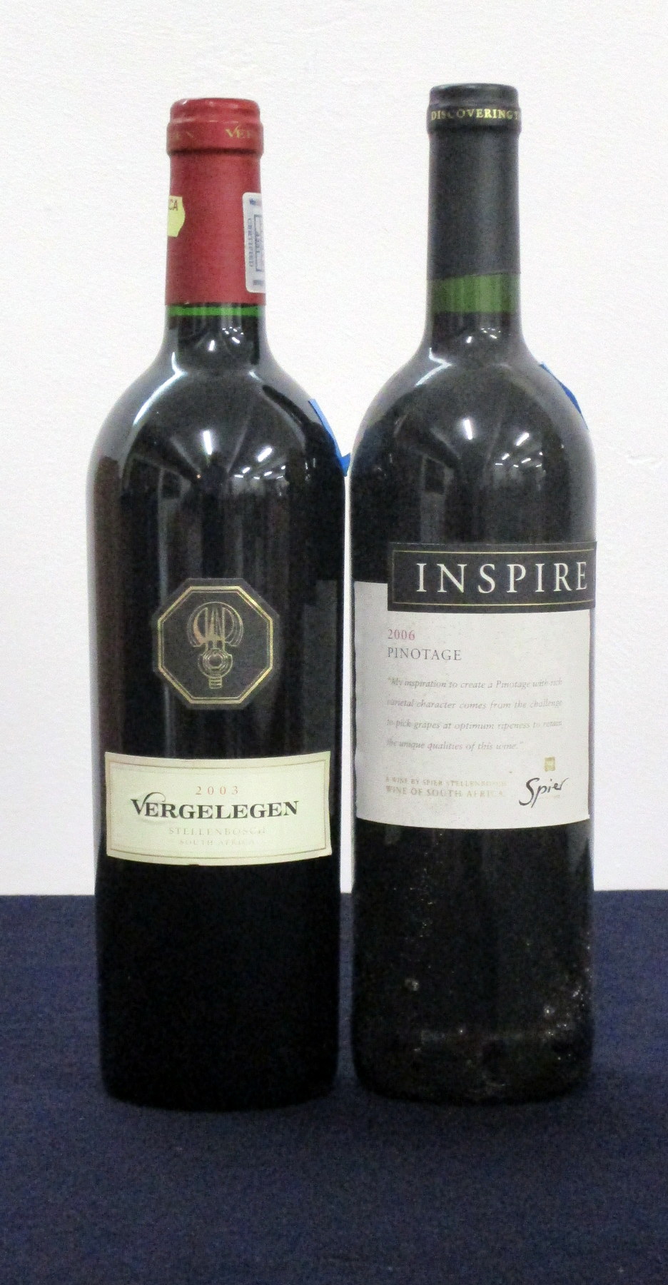 1 bt Vergelegen 2003 Stellenbosch hf/i.n 1 bt Inspire Pinotage 2006 Stellenbosch i.n, vsl bs Above - Image 2 of 2