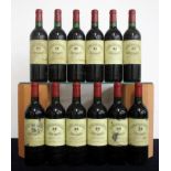 12 bts Ch. Pavie Macquin 1998 owc St-Émilion, Grand Cru Classé 11 i.n, 1 vts, sl cdl