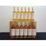 12 bts Ch. Sigalas Ribaud 1996 owc Bommes (Sauternes) 1er Cru Classé 7 hf, 2 hf/i.n, 3 i.n