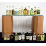 A Selection of 22 Assorted Whisky miniatures including:- White Horse & Jameson