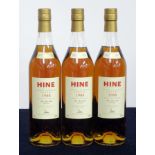3 bts Hine Grande Champagne Cognac 1988 landed 1990 bottled 2006