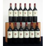 12 bts Ch. D'Aiguilhe, Comtes de Neipperg 2000 owc Côtes de Castillon, 2 hf, 8 hf/i.n, 2 i.n