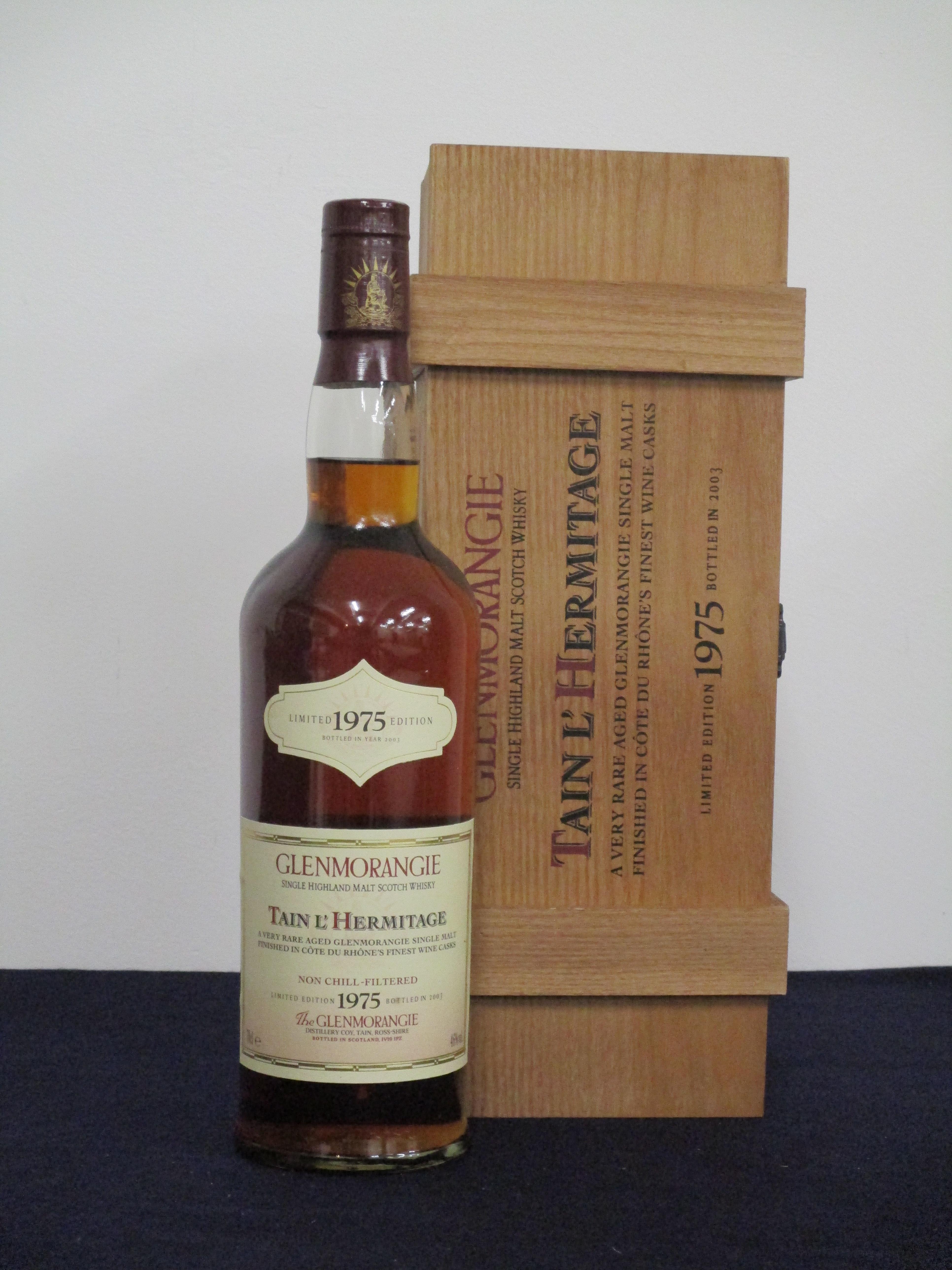 1 70-cl bt Glenmorangie 1975 Tain L'Hermitage Single Highland Malt Scotch Whisky, Non Chill-Filtered - Image 2 of 2