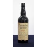 1 bt Cavendish 1949 Vintage Vin de Liqueur vsl torn label