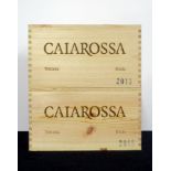 12 bts Caiarossa Rosso 2015 owc (2 x 6) Toscana