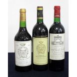 1 bt Ch. Gruaud Larose 1978 St-Julien Grand Cru Classé 26mm below foil 1 bt Ch. Gruaud Larose 1989