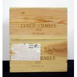 12 bts Ch. Lynch-Bages 2012 owc (2 x 6) Pauillac, 5me Cru Classé