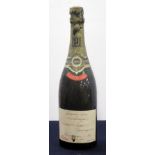 1 bt Perrier-Jouët Reserve Cuvée Extra Dry Champagne 25 mm below foil, foil sl crusted/damaged
